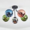 Gastor Plafondlamp, Kogellampje 52 cm Blauw, Chroom, Groen, Koperkleurig, Rookkleurig, 5-lichts