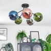 Gastor Plafondlamp, Kogellampje 52 cm Blauw, Chroom, Groen, Koperkleurig, Rookkleurig, 5-lichts