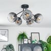Koyoto Plafondlamp, Kogellampje 52 cm Duidelijk, Rookkleurig, 5-lichts