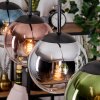 Gastor Hanglamp, Kogellampje, Hanglamp Blauw, Chroom, Groen, Duidelijk, Koperkleurig, Rookkleurig, 4-lichts