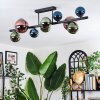 Chehalis Plafondlamp, Kogellampje Blauw, Groen, Koperkleurig, 10-lichts