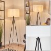 Flemming Staande lamp Zwart, 1-licht