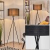 Flemming Staande lamp Zwart, 1-licht