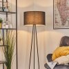Flemming Staande lamp Zwart, 1-licht