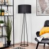 Flemming Staande lamp Zwart, 1-licht