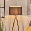 Flemming Staande lamp Natuurlijke kleuren, Zwart, 1-licht