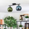 Koyoto Plafondlamp, Kogellampje Blauw, Groen, 2-lichts