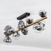 Chehalis Plafondlamp, Kogellampje Goud, Zwart, 10-lichts