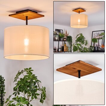 Bassagoda Plafondlamp Natuurlijke kleuren, Zwart, 1-licht