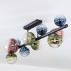 Chehalis Plafondlamp, Kogellampje Blauw, Groen, Duidelijk, Koperkleurig, 10-lichts