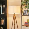 Flemming Staande lamp Hout donker, Zwart, 1-licht