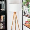 Flemming Staande lamp Hout donker, Zwart, 1-licht