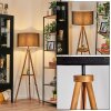 Flemming Staande lamp Bruin, Natuurlijke kleuren, Zwart, 1-licht