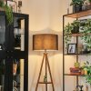 Flemming Staande lamp Bruin, Natuurlijke kleuren, Zwart, 1-licht