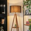 Flemming Staande lamp Hout donker, Zwart, 1-licht