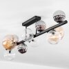 Chehalis Plafondlamp, Kogellampje Amber, Duidelijk, Rookkleurig, 10-lichts