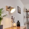 Orny Muurlamp Hout licht, 1-licht