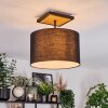 Bassagoda Plafondlamp Natuurlijke kleuren, Zwart, 1-licht