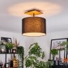 Bassagoda Plafondlamp Natuurlijke kleuren, Zwart, 1-licht