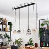Gastor Hanglamp, Kogellampje, Hanglamp Amber, Duidelijk, Rookkleurig, 5-lichts