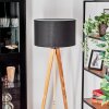 Flemming Staande lamp Natuurlijke kleuren, Zwart, 1-licht