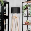 Flemming Staande lamp Natuurlijke kleuren, Zwart, 1-licht