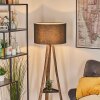 Flemming Staande lamp Natuurlijke kleuren, Zwart, 1-licht