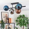 Gastor Plafondlamp, Kogellampje Blauw, Chroom, Groen, Koperkleurig, Rookkleurig, 5-lichts