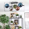 Gastor Plafondlamp, Kogellampje Blauw, Chroom, Groen, Koperkleurig, Rookkleurig, 5-lichts