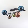Gastor Plafondlamp, Kogellampje Blauw, Chroom, Groen, Koperkleurig, Rookkleurig, 5-lichts