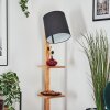 Venor Staande lamp Bruin, Natuurlijke kleuren, Zwart, 1-licht