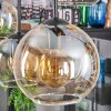 Koyoto Hanglamp, Kogellampje, Hanglamp Amber, Duidelijk, 6-lichts