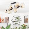 Ripoll Plafondlamp, Kogellampje Amber, Duidelijk, 10-lichts