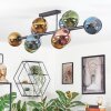 Koyoto Plafondlamp, Kogellampje Blauw, Goud, Groen, Koperkleurig, 10-lichts