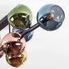 Koyoto Plafondlamp, Kogellampje Blauw, Goud, Groen, Koperkleurig, 10-lichts