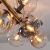 Gastor Plafondlamp, Kogellampje Goud, Zwart, 8-lichts