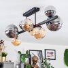 Chehalis Plafondlamp, Kogellampje Amber, Rookkleurig, 8-lichts