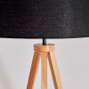 Flemming Staande lamp Natuurlijke kleuren, Zwart, 1-licht