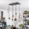 Koyoto Hanglamp, Kogellampje, Hanglamp Amber, Duidelijk, Rookkleurig, 6-lichts