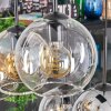 Koyoto Hanglamp, Kogellampje, Hanglamp Amber, Duidelijk, Rookkleurig, 6-lichts