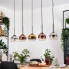 Koyoto Hanglamp, Kogellampje, Hanglamp Natuurlijke kleuren, Zwart, 5-lichts