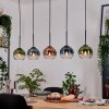 Koyoto Hanglamp, Kogellampje, Hanglamp Natuurlijke kleuren, Zwart, 5-lichts