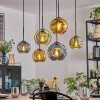 Ripoll Hanglamp, Kogellampje, Hanglamp Blauw, Goud, Groen, 6-lichts
