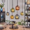 Ripoll Hanglamp, Kogellampje, Hanglamp Blauw, Goud, Groen, Koperkleurig, 6-lichts