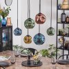 Ripoll Hanglamp, Kogellampje, Hanglamp Blauw, Goud, Groen, Koperkleurig, 6-lichts