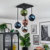 Gastor Plafondlamp, Kogellampje Blauw, Chroom, Groen, Koperkleurig, Rookkleurig, 5-lichts