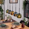 Koyoto Hanglamp, Kogellampje, Hanglamp Natuurlijke kleuren, Zwart, 5-lichts