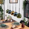 Koyoto Hanglamp, Kogellampje, Hanglamp Natuurlijke kleuren, Zwart, 5-lichts