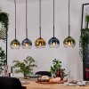 Koyoto Hanglamp, Kogellampje, Hanglamp Natuurlijke kleuren, Zwart, 5-lichts