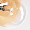 Chehalis Plafondlamp, Kogellampje Amber, Duidelijk, 6-lichts